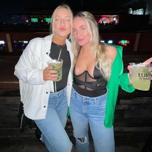 green satin button up shirt worn once shein size M